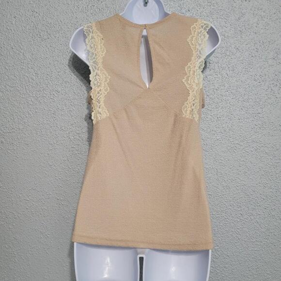 Gimmicks by BKE Womens Babydoll Lacey Keyhole Y2K Tank Top Size S Coquette Fairy - Picture 2 of 7